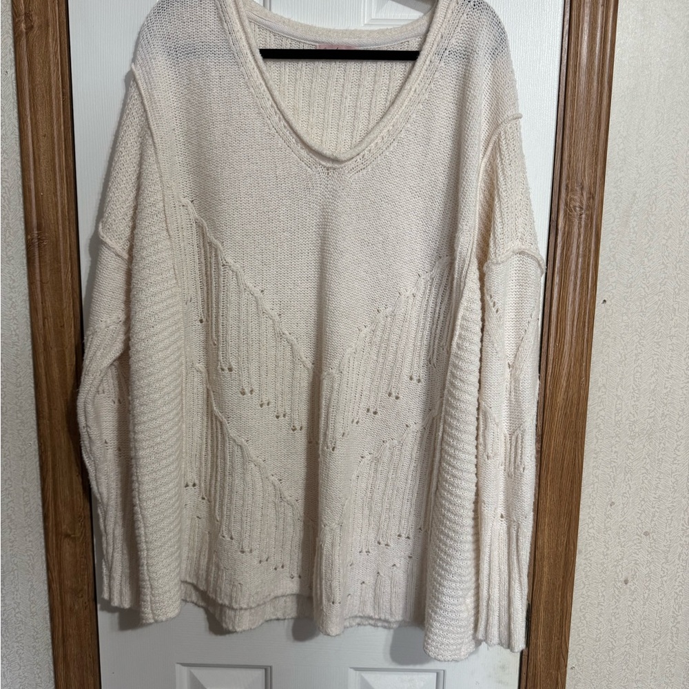 Cozy Cream Knit Sweater